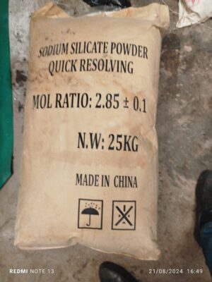 Sodium silicate powder